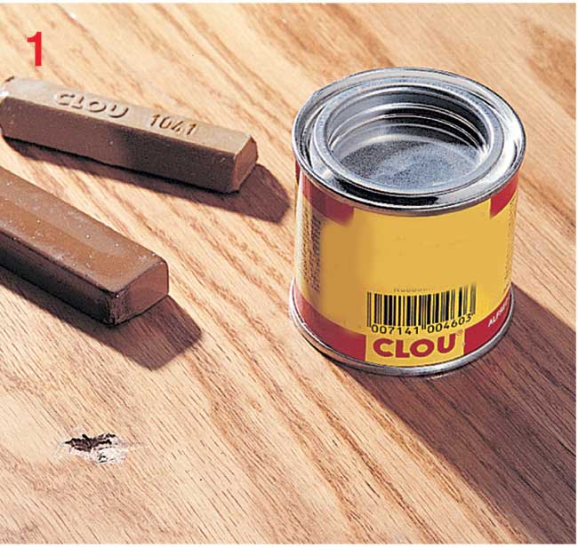 cera colorata per parquet