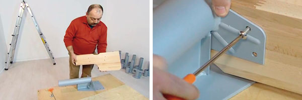 Installazione gradini scale in kit