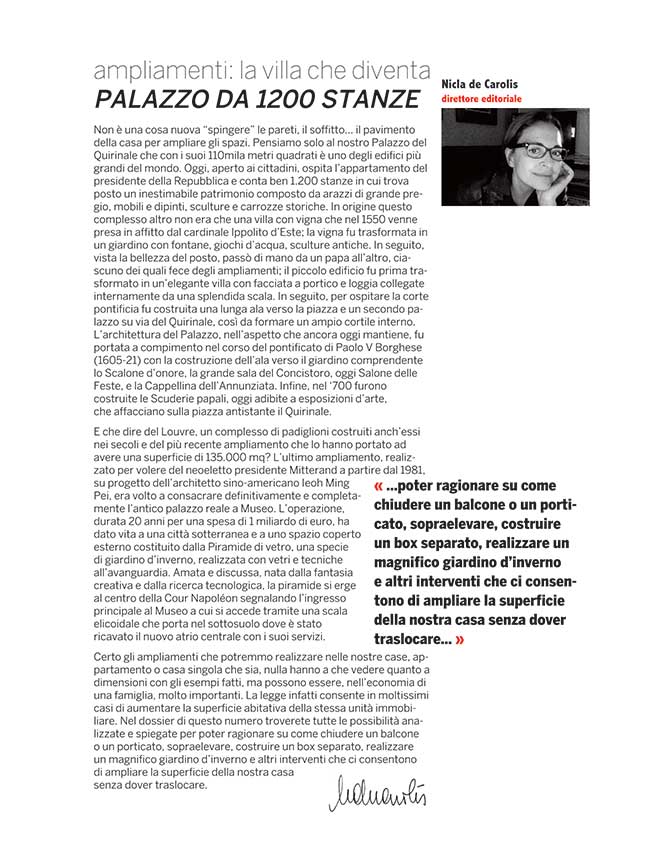 editoriale rifare casa