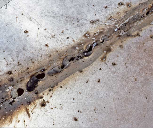 saldatura mal eseguita