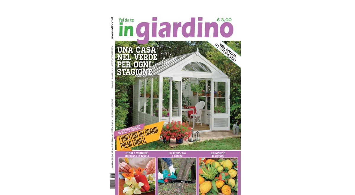 copertina in giardino