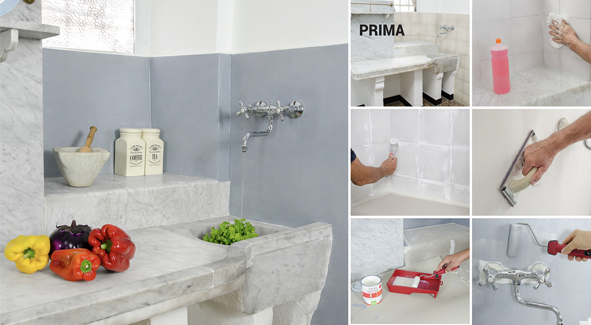 coprire le piastrelle cucina