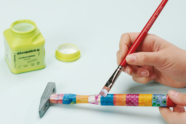 decoupage su legno