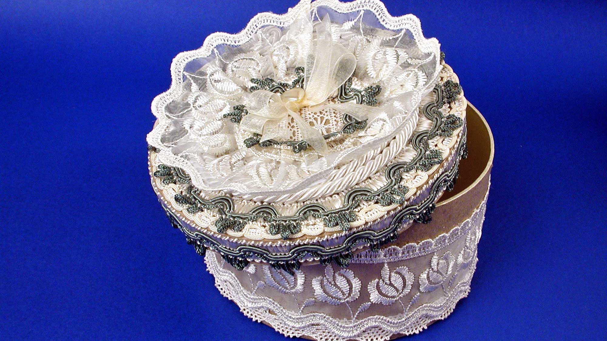 scatola shabby chic