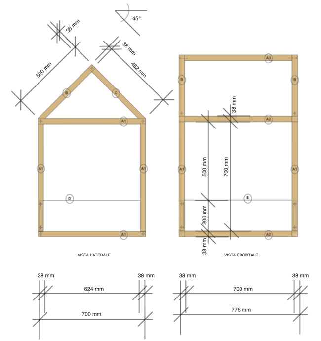 casette in legno per bambini