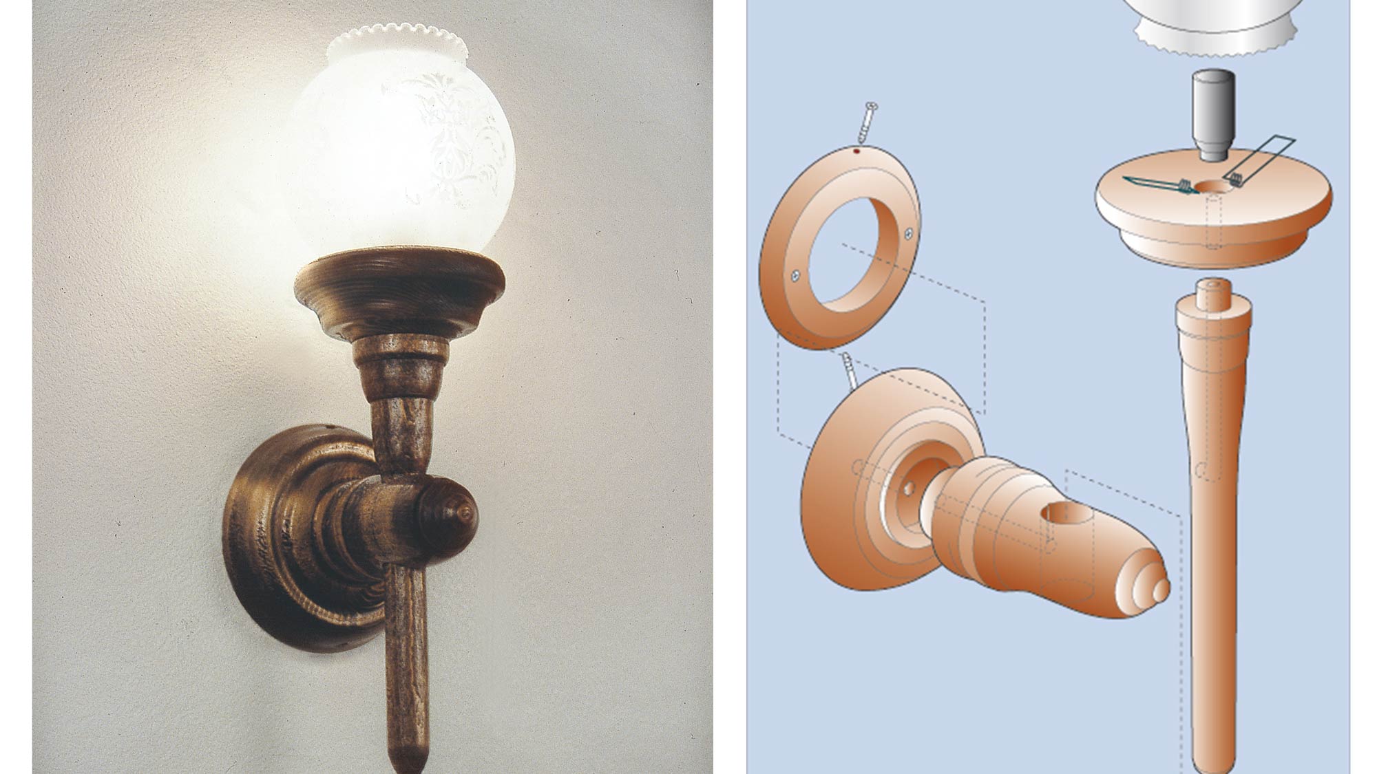 lampada a muro