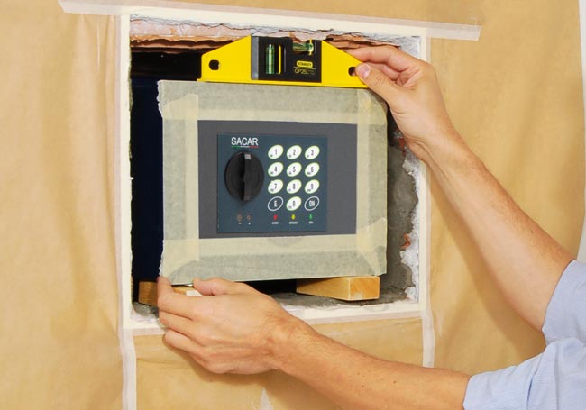 come installare casseforti a muro