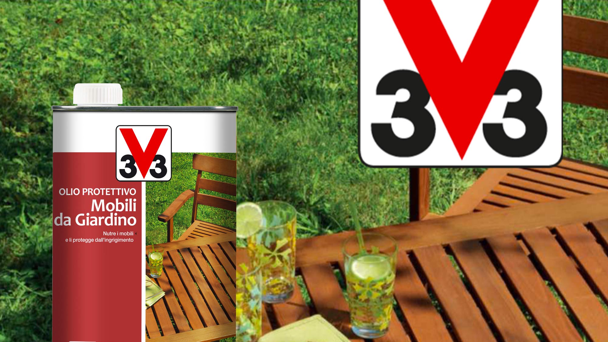 Olio protettivo per mobili da giardino V33