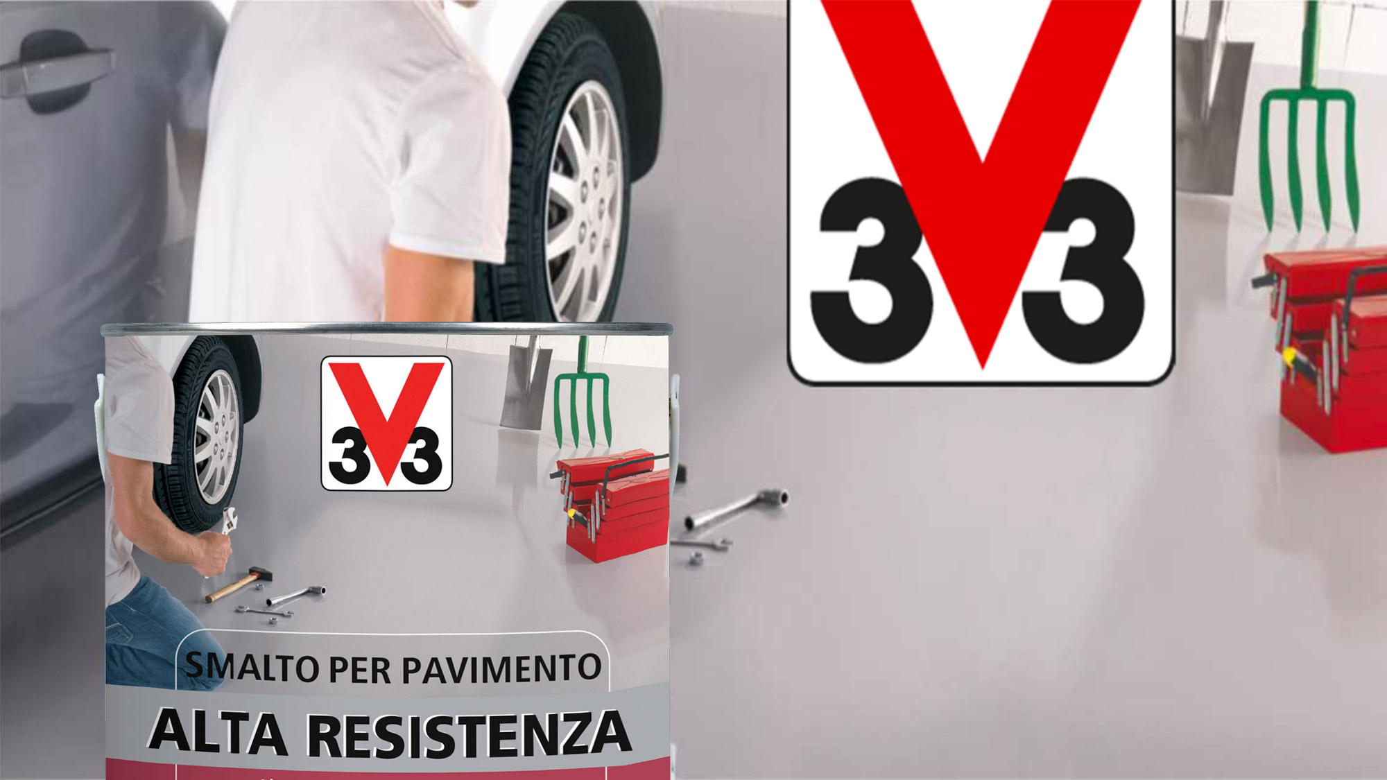smalto per pavimenti ad alta resistenza V33