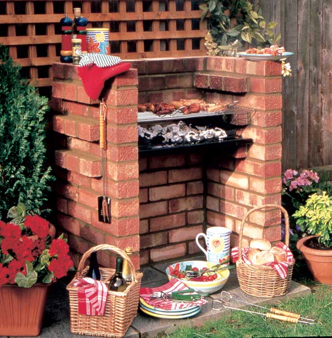 barbecue in mattoni fai da te