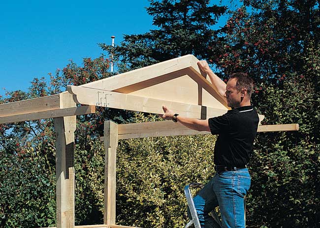 gazebo in legno