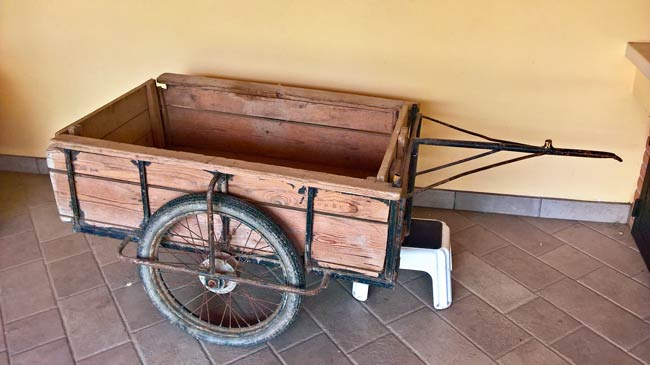 carretto in legno