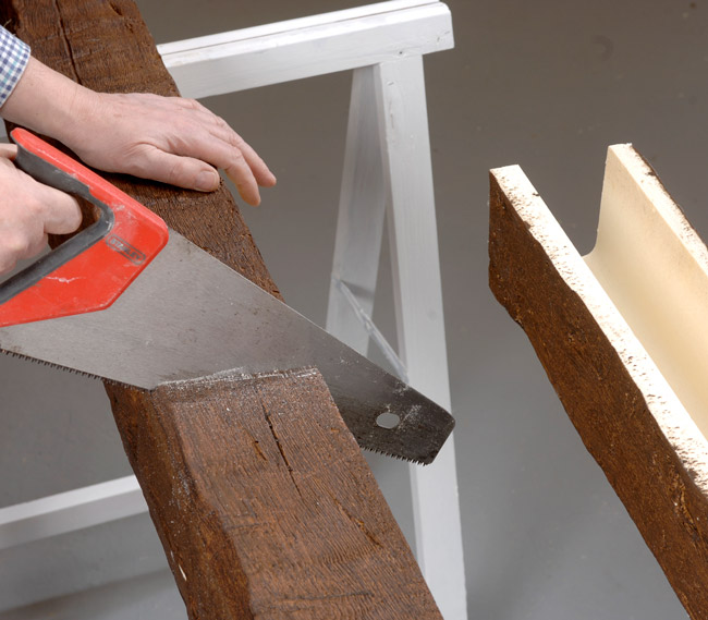 travi finto legno