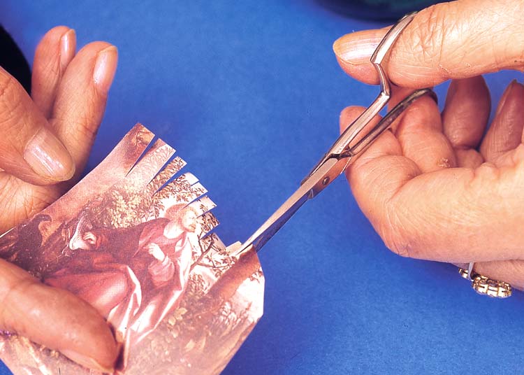 tecnica decoupage su vetro