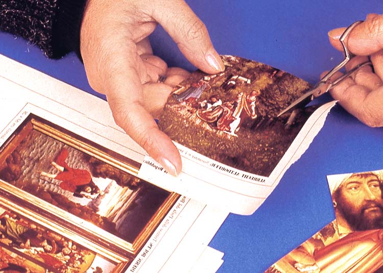 decoupage su vetro