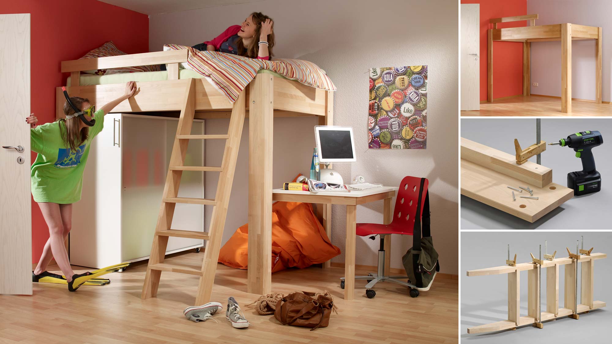 costruire un letto a soppalco