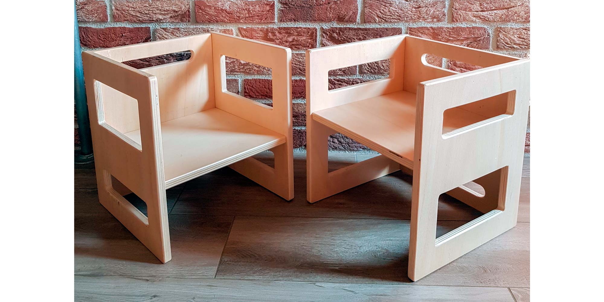 poltroncine in legno fai da te