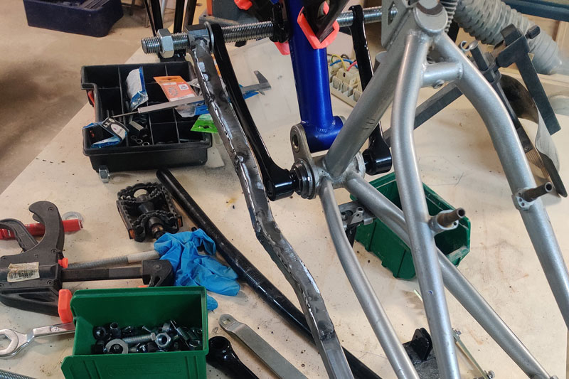 costruire snowbike
