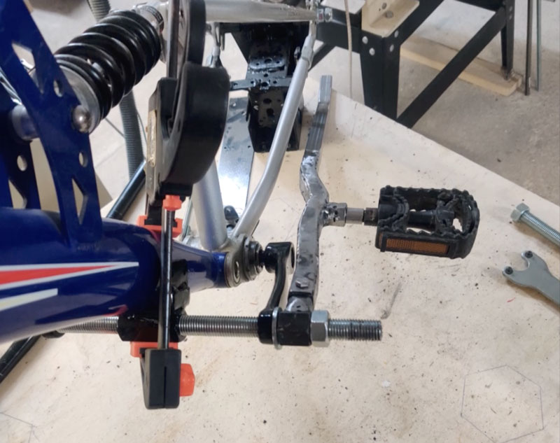 costruire bicicletta da sci