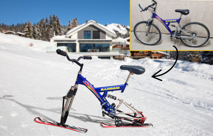 snow bike fai da te
