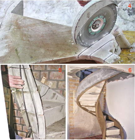 installazione scala elicoidale
