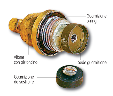 vitone e guarnizione rubinetto