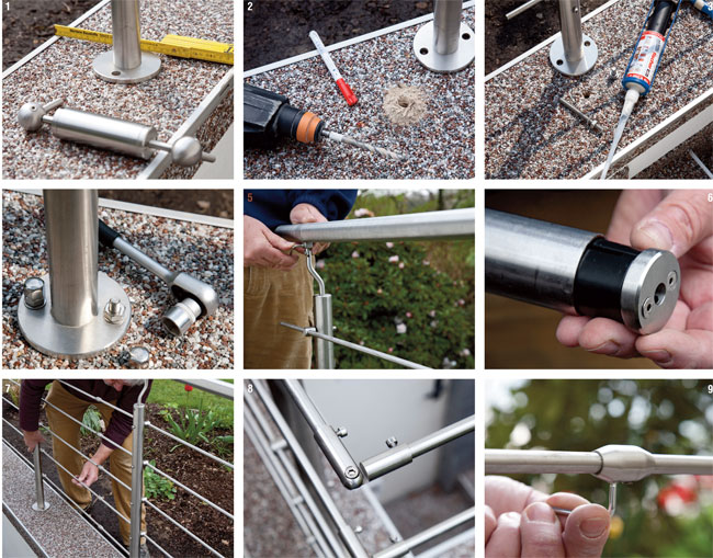 come installare un parapetto