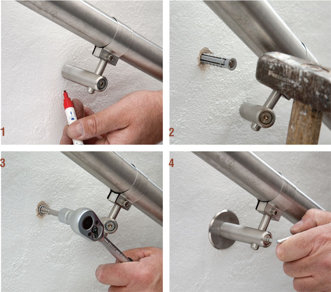 installare un corrimano