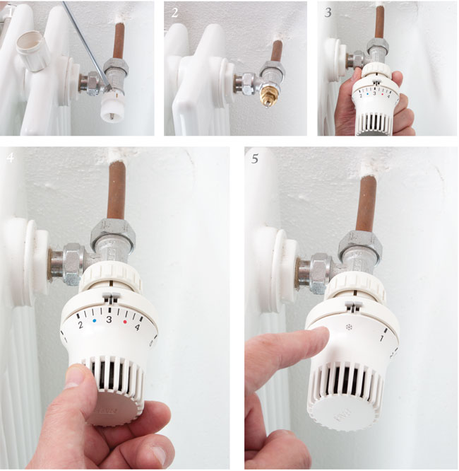 installazione valvola termostatica
