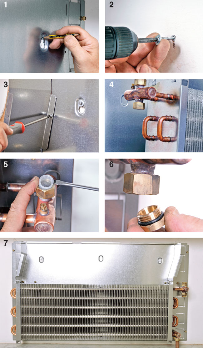 installazione termoconvettore