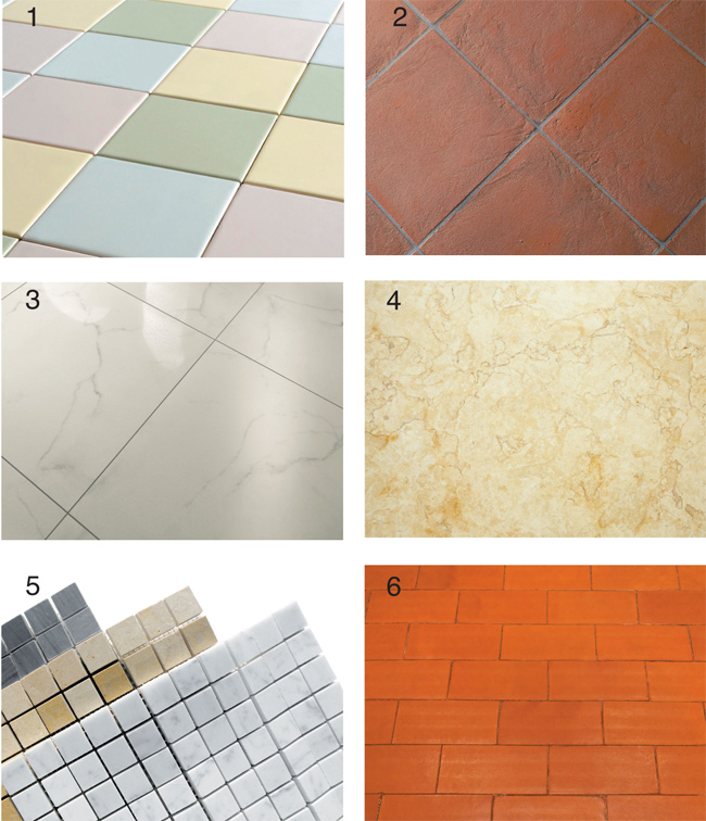tipi di piastrelle, piastrelle, tipologie di piastrella, klinker, ceramica, cotto, grés porcellanato, marmo, mosaico, piastrelle sottili