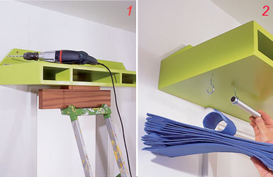 Sospensione mensola a soffitto