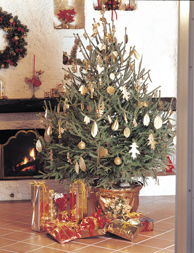 Decorazioni natalizie oro
