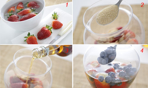 dessert frutta e rum