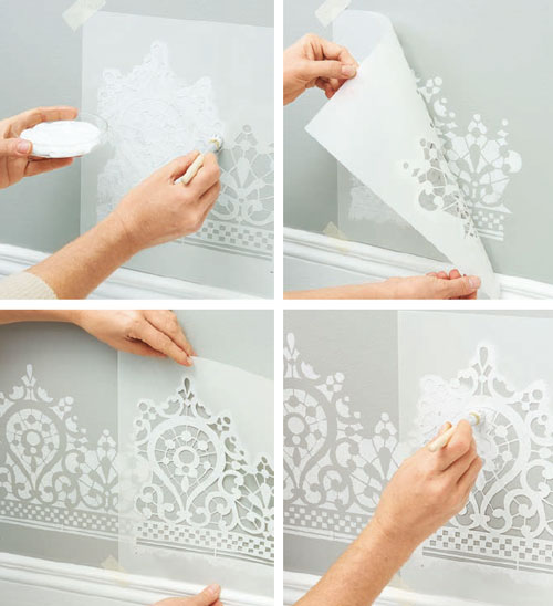 STENCIL MERLETTO