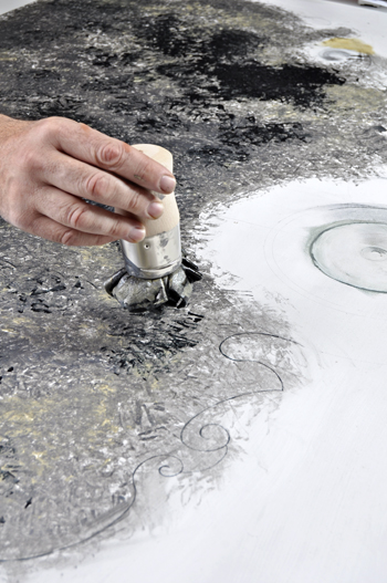 decorazione a tampone