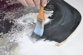 decorazione con smalto acrilico