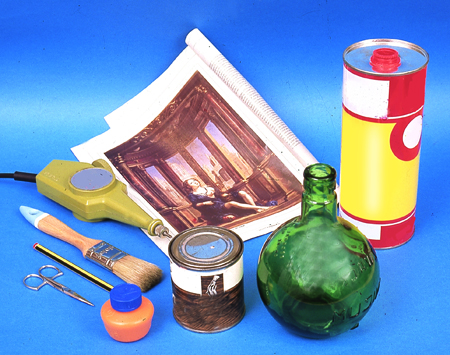 decoupage su vetro