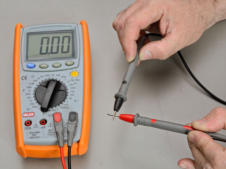 azzeramento tester