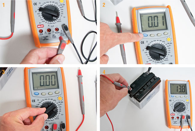 regolazioni tester