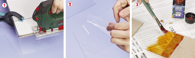 lavorazione plexiglas per applique ikea