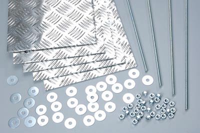 scaffale fai da te, scaffali fai da te, scaffale, scaffali, lamiera mandorlata, lamiera
