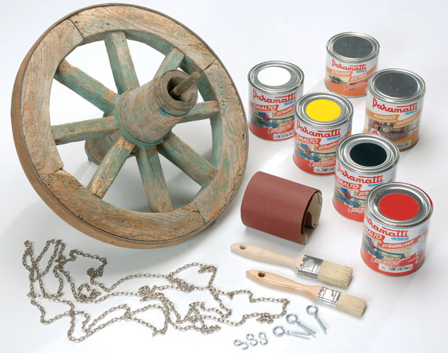 portaceri fai da te, portaceri, portacandele fai da te, portaceri, ruota da carro, riciclo creativo