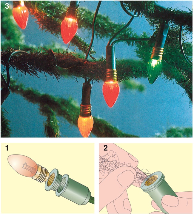 luci di natale a vite