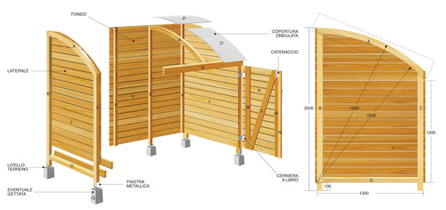 Box per biciclette, box bici, box fai da te, bon bici fai da te, deposito bici, costruire un box, ciclobox, ripostiglio per biciclette, bici al coperto
