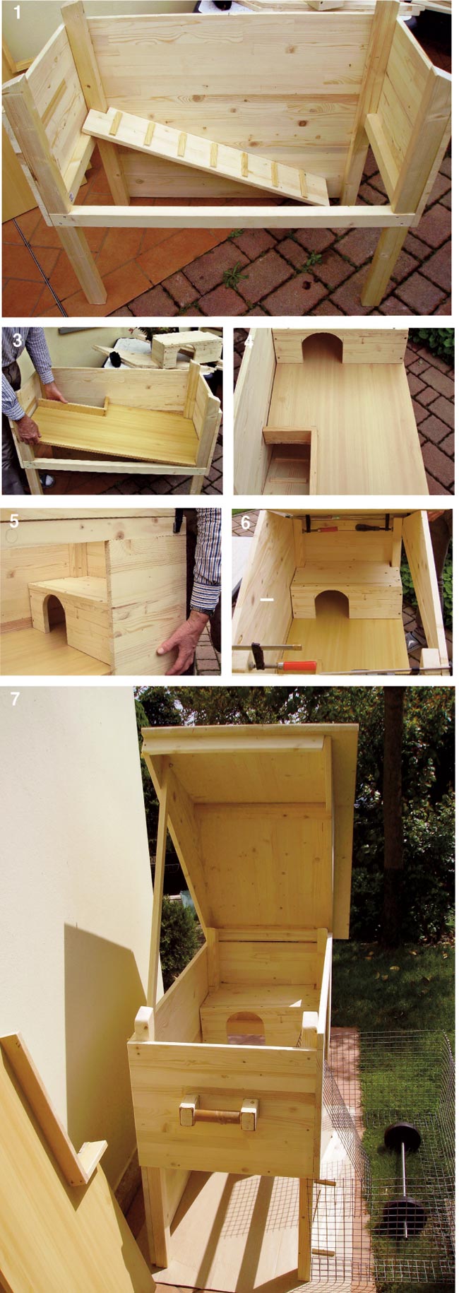 conigliera in legno