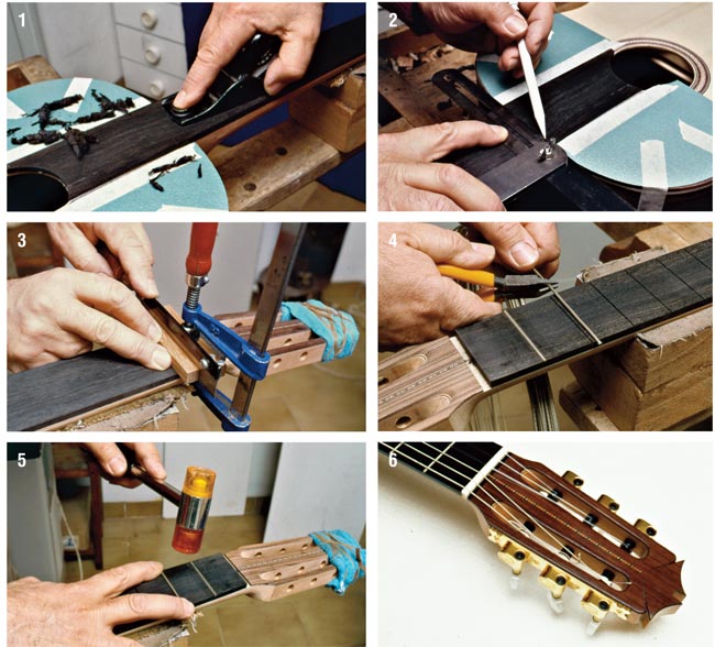 tastiera chitarra classica