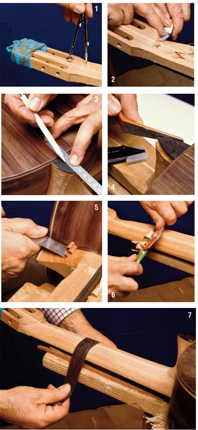 rifinire una chitarra