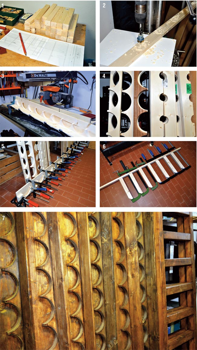 sagomatura pezzi di legno