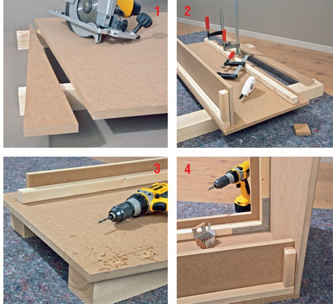 scrivania mdf